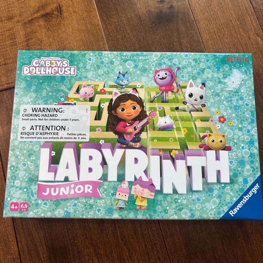 Ravensburger Gabby's Dollhouse Labyrinth Junior Board Game Ages 4+